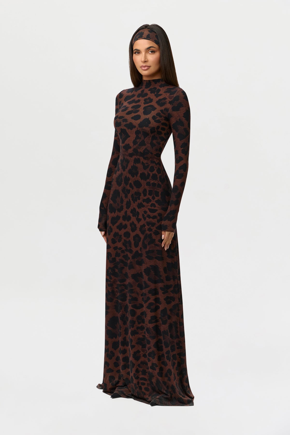 Naked Print Maxi Dress