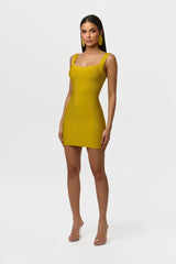 Knit Bandage Sculpt Mini Dress