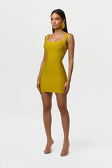 Knit Bandage Sculpt Mini Dress