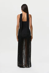 Naked Fringe Mini Dress