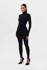 Naked Turtleneck Stirrup Jumpsuit
