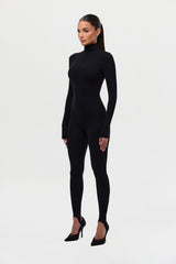 Naked Turtleneck Stirrup Jumpsuit