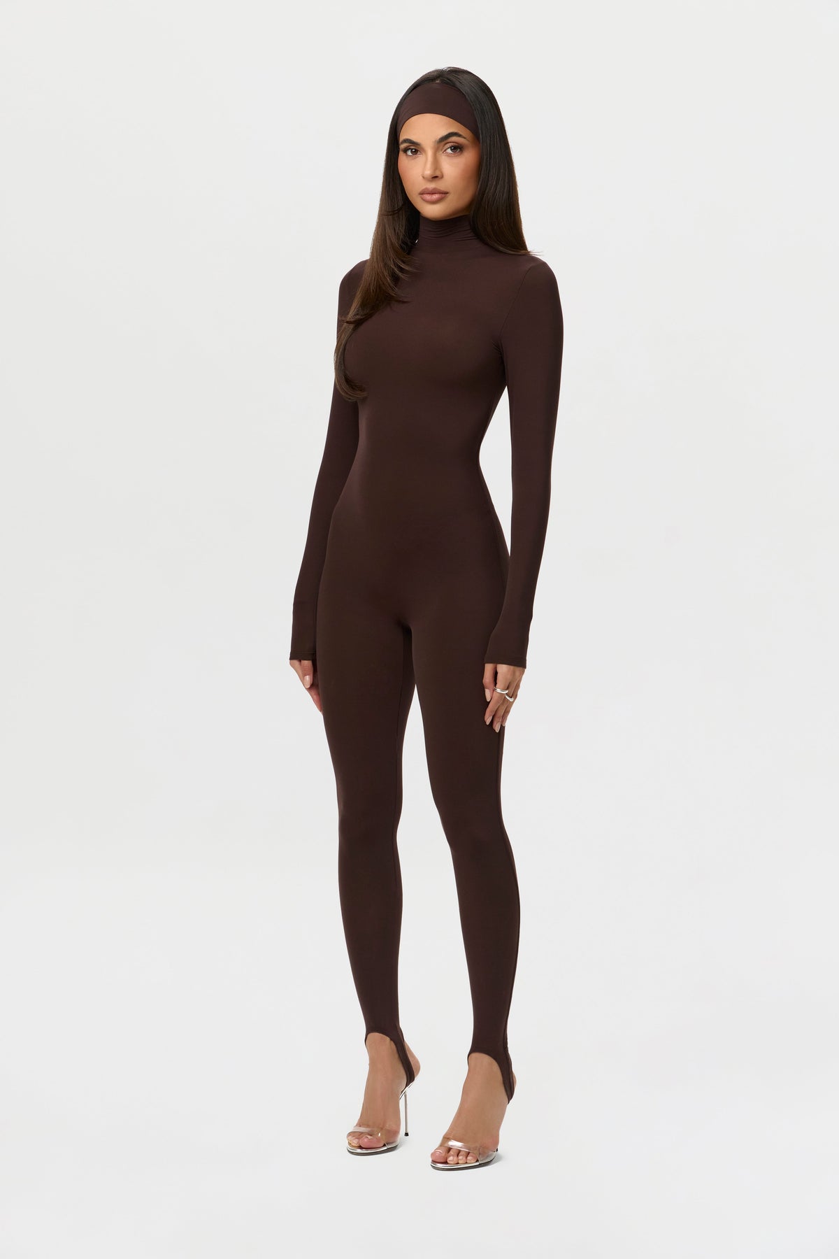Naked Turtleneck Stirrup Jumpsuit Petite
