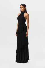 Knit Sleeveless Flare Maxi Dress