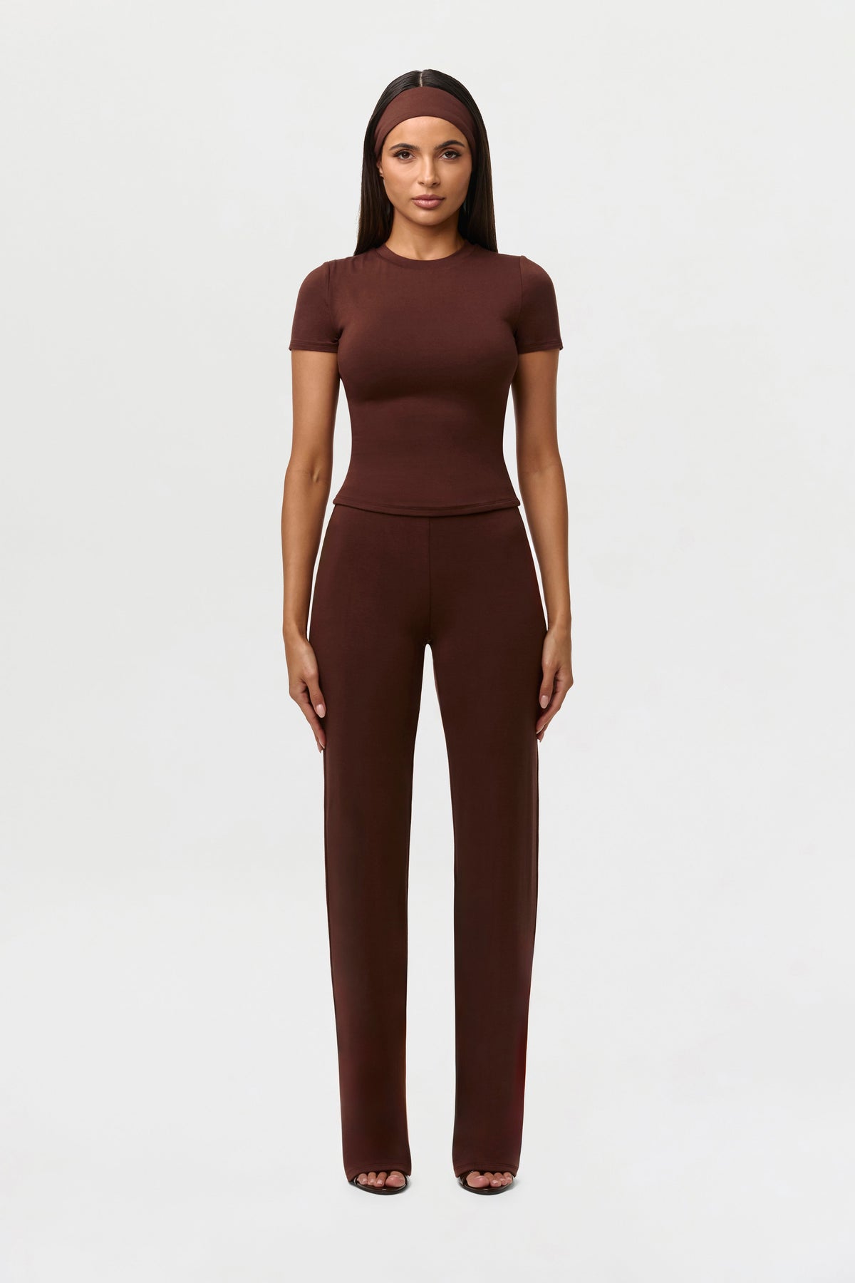 Smooth Straight Leg Pants Petite