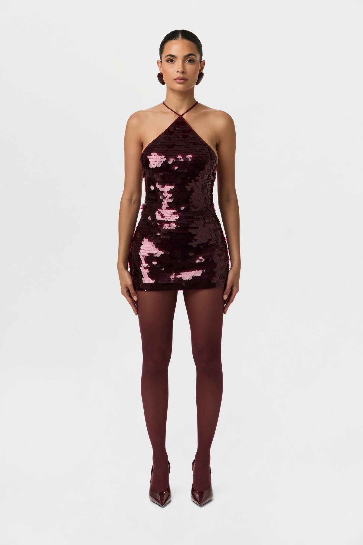 Sequin High Waist Mini Skirt