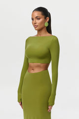 Naked Bateau Crop Top