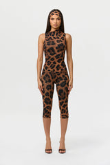 Naked Print Sleeveless Top