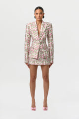 Suiting Floral Jacquard Blazer