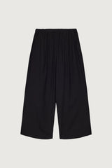 CRINKLED RAYON ELASTIC WAIST