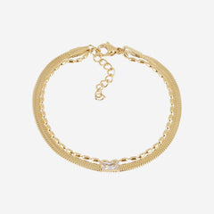 Bracelet Jonc Acier - (SBX25605-01WHT)