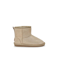 Chimet Lined Boots - Shiny Beige