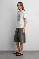 OVERSIZED GRAPHIC CREWNECK T-SHIRT