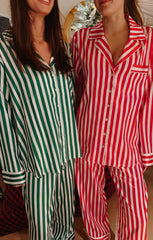 Classic PJ Set ~ Spearmint Stripe