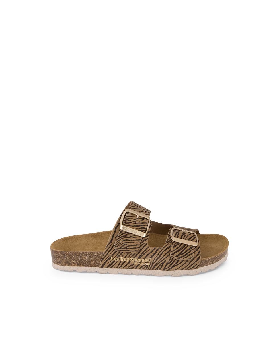 Zatix Mules - Suede Zebra