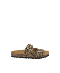 Zatix Mules - Suede Leopard