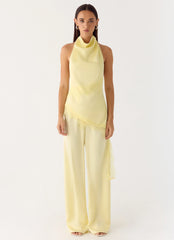 Deacon Low Rise Pants Yellow