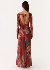 Charmayne Chiffon Maxi Dress Cuba Cuba