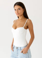 Ame Underwire Bodysuit White