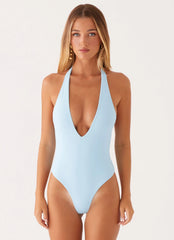 Delia One Piece Swimsuit Blue