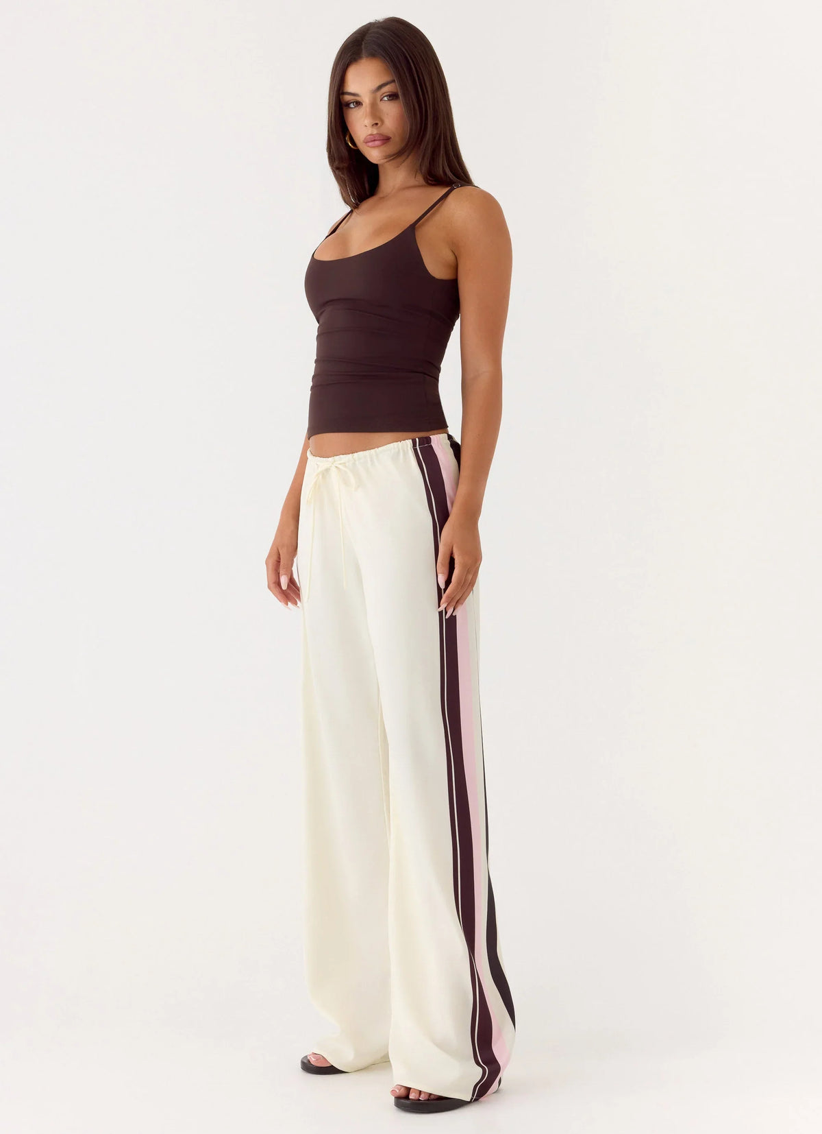 Deacon Low Rise Pants Bloom Stripe