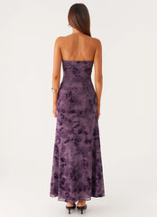 Alexandrite Midi Dress Purple