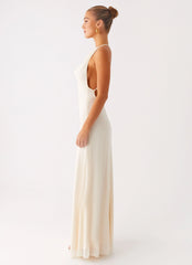 Dahliana Maxi Dress Off White