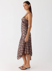 Amelia Midi Dress Chocolate