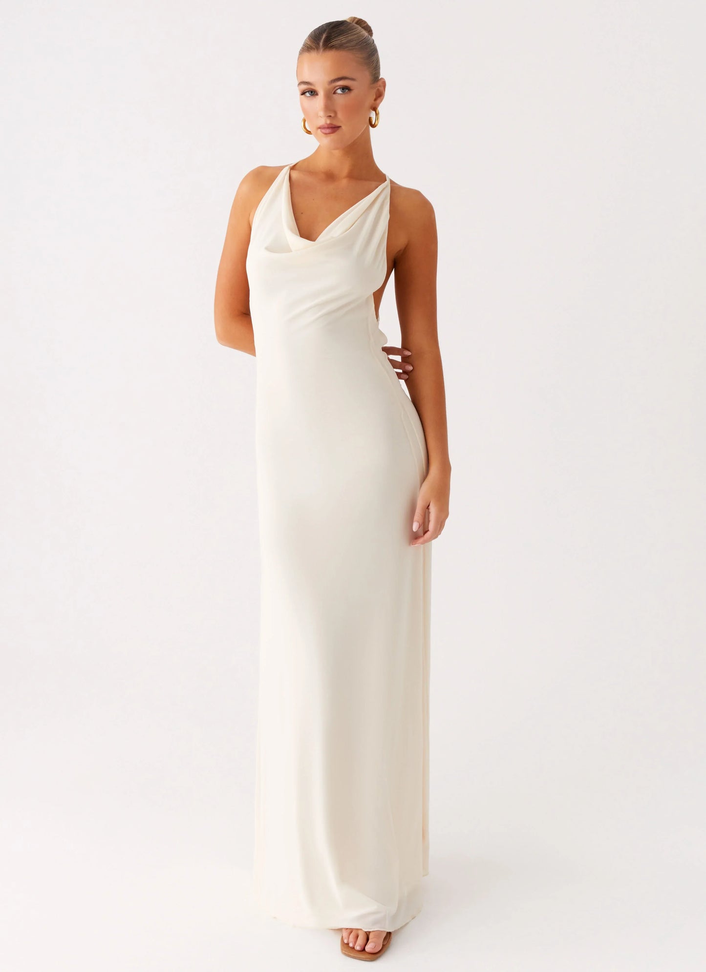 Dahliana Maxi Dress Off White