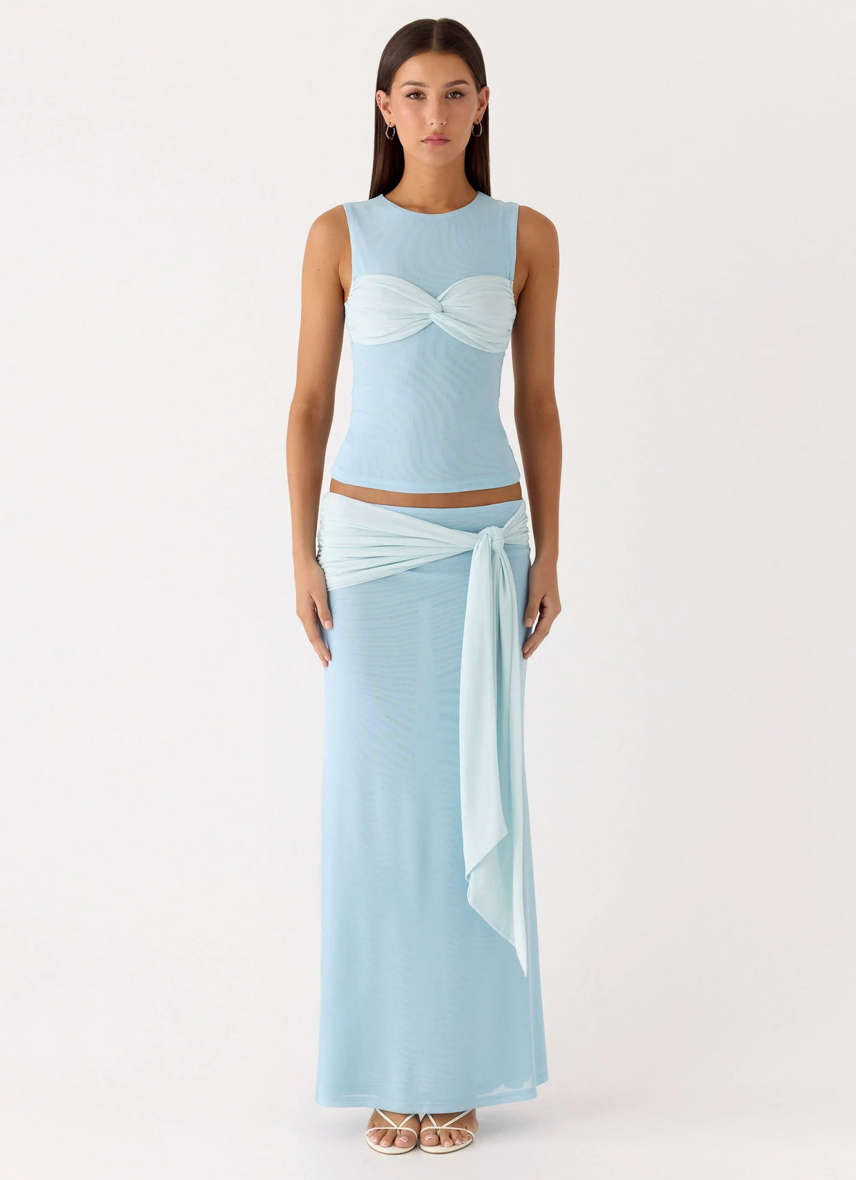 Delani Maxi Skirt Blue