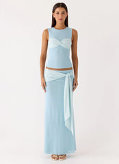 Delani Maxi Skirt Blue