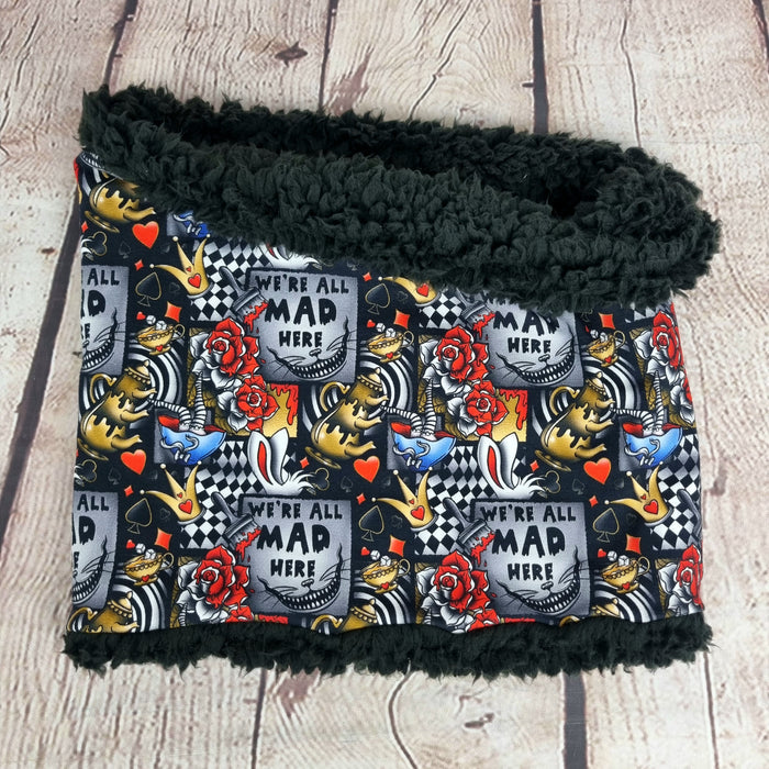 Alice in Wonderland snood scarf