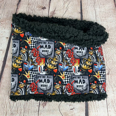 Alice in Wonderland snood scarf