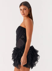Arabian Nights Mini Dress Black
