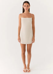 Bailee Mini Dress Oatmeal