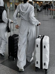 Hazel Blues® |  Zip Up Hoodie and Pocketed Pants Set