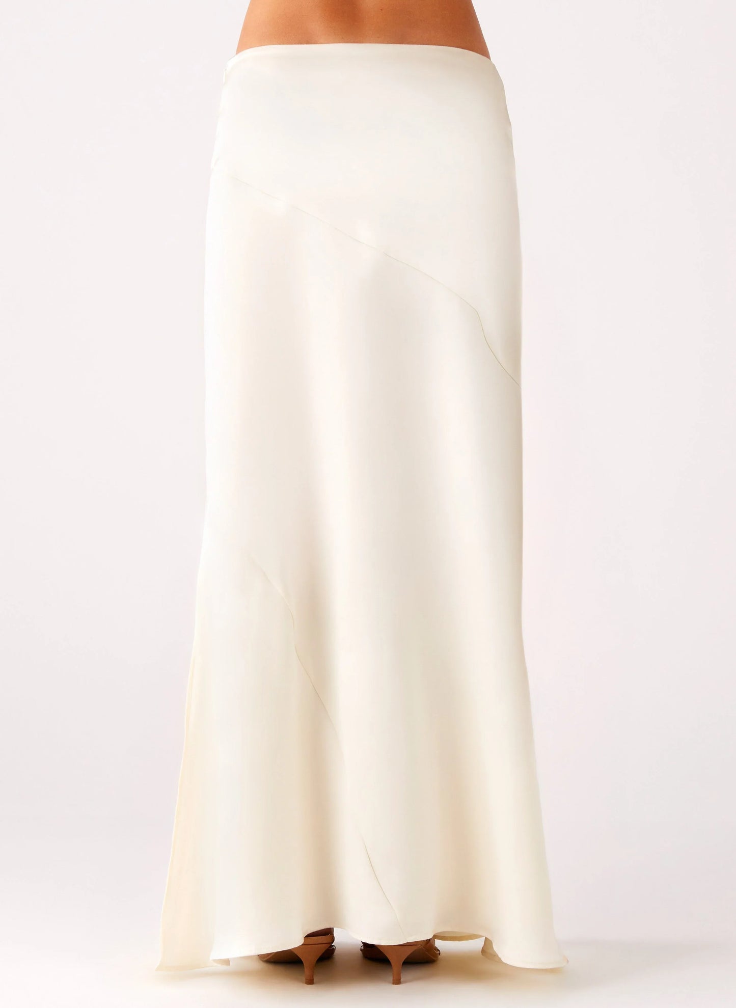 Chandra Maxi Skirt Ivory