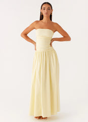 Carmel Maxi Dress Yellow