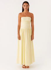 Carmel Maxi Dress Yellow