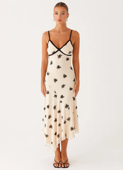 Amelia Midi Dress Nude