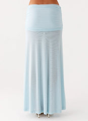 Blaze Maxi Skirt Blue