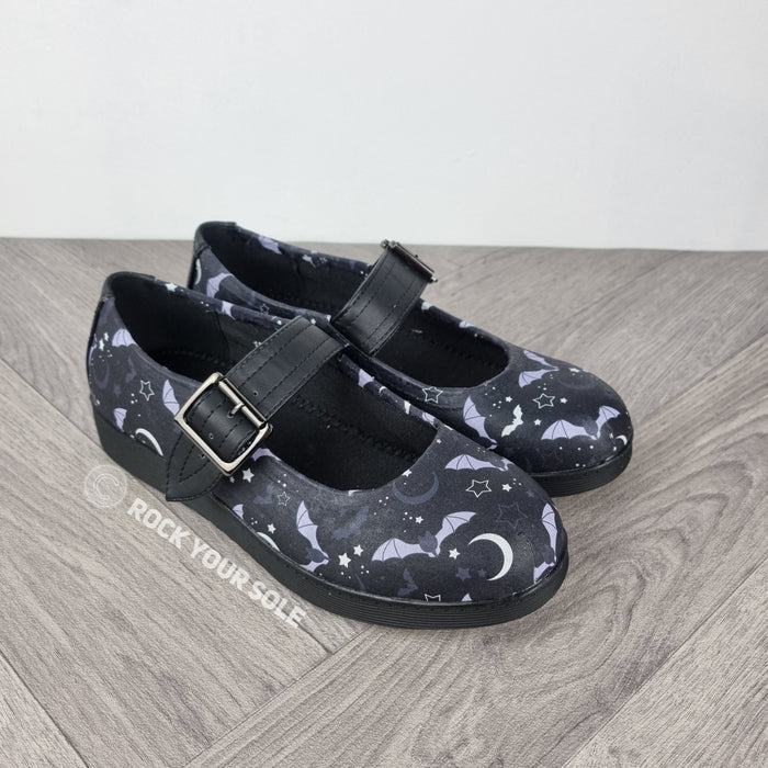 Bats Mary Jane's Pumps
