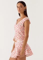 Anja Top - Porcelain Rose