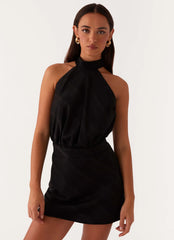 Camera Shy Mini Dress Black