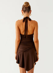 Colt Mini Dress Chocolate