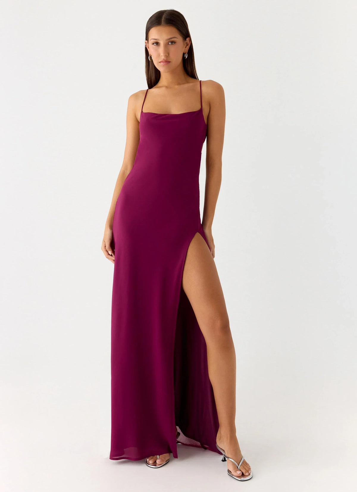 Alouette Maxi Dress Plum