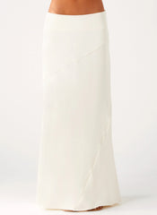 Chandra Maxi Skirt Ivory