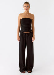 Deacon Low Rise Pants Black