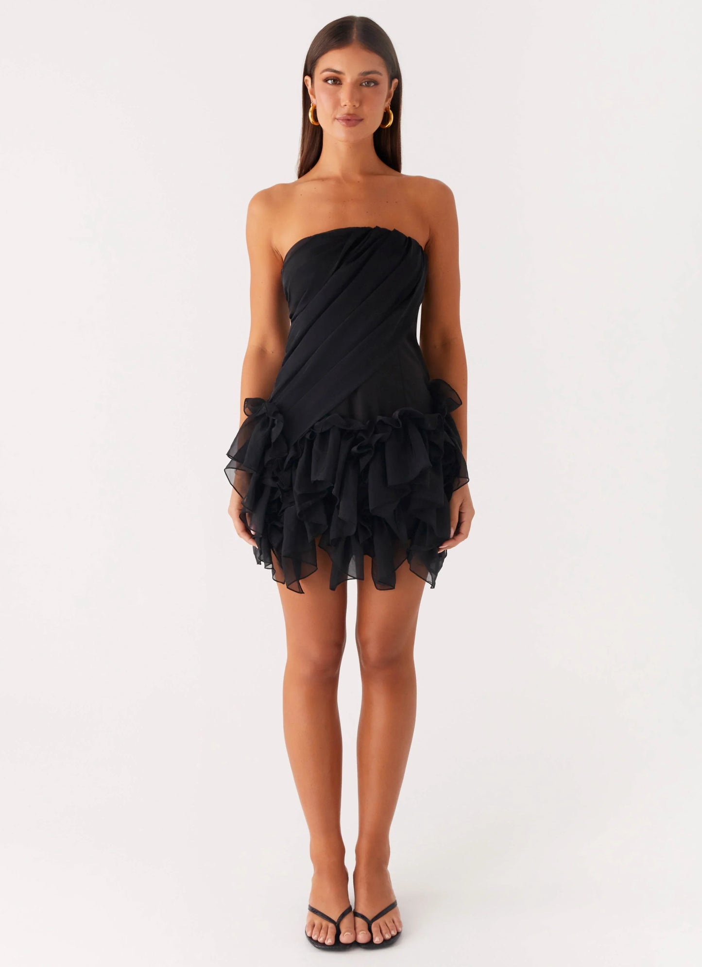 Arabian Nights Mini Dress Black