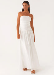Carmel Maxi Dress White